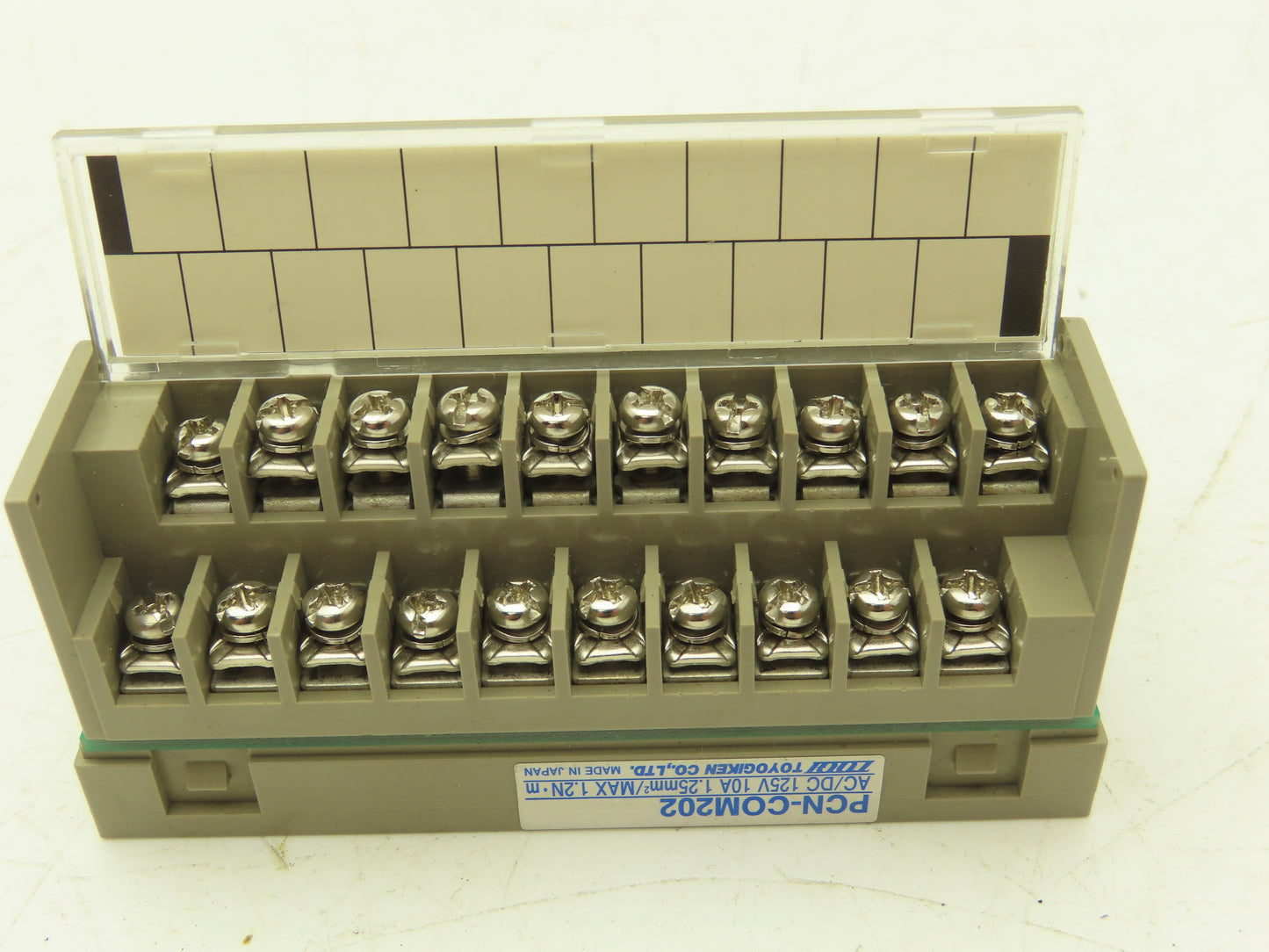 Toyogiken PCN-COM202 Terminal Connector AC/DC 125V 10A 1.25mm² Lot of 7