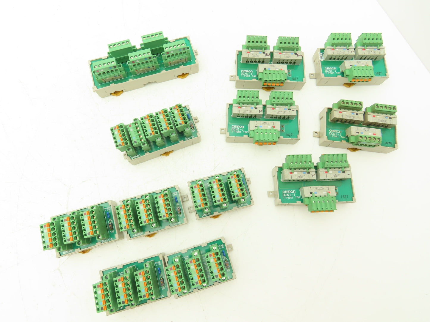 Omron DCN1-4 | DCN 1-1 | DCN1-1N Tap DIN Mountable Terminal Mixed Lot of 12