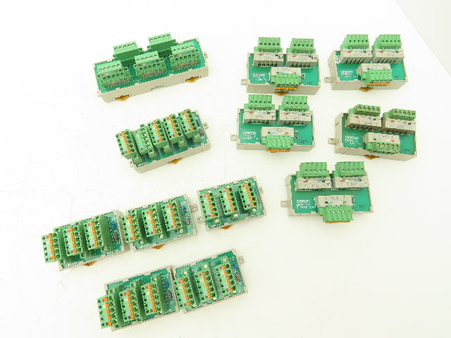 Omron DCN1-4 | DCN 1-1 | DCN1-1N Tap DIN Mountable Terminal Mixed Lot of 12