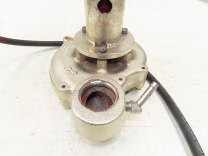 Graymills Superflo Agitator 1.5" Vertical Immersion Ink Tank Pump 2Hp 460V 3PH