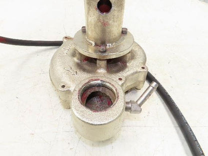 Graymills Superflo Agitator 1.5" Vertical Immersion Ink Tank Pump 2Hp 460V 3PH