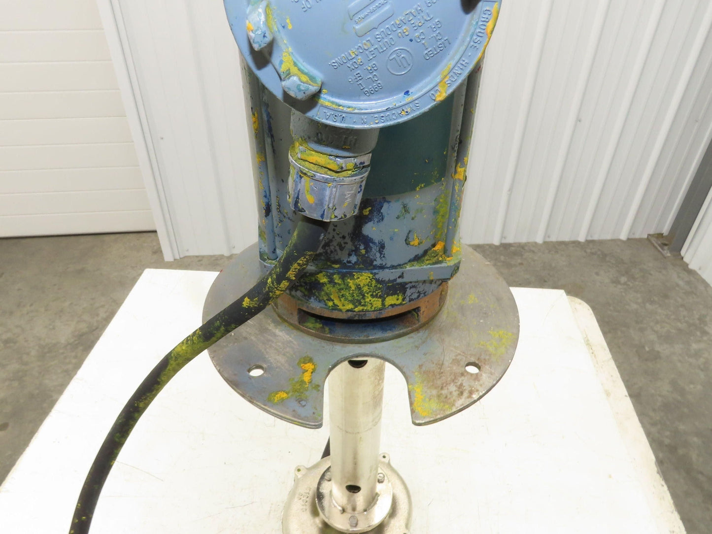 Graymills Superflo Agitator 1.5" Vertical Immersion Ink Tank Pump 2Hp 460V 3PH