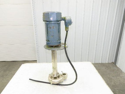 Graymills Superflo Agitator 1.5" Vertical Immersion Ink Tank Pump 2Hp 460V 3PH