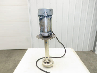 Graymills Superflo Agitator 1.5" Vertical Immersion Ink Tank Pump 2Hp 460V 3PH
