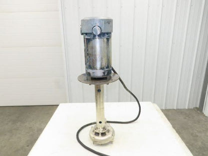 Graymills Superflo Agitator 1.5" Vertical Immersion Ink Tank Pump 2Hp 460V 3PH