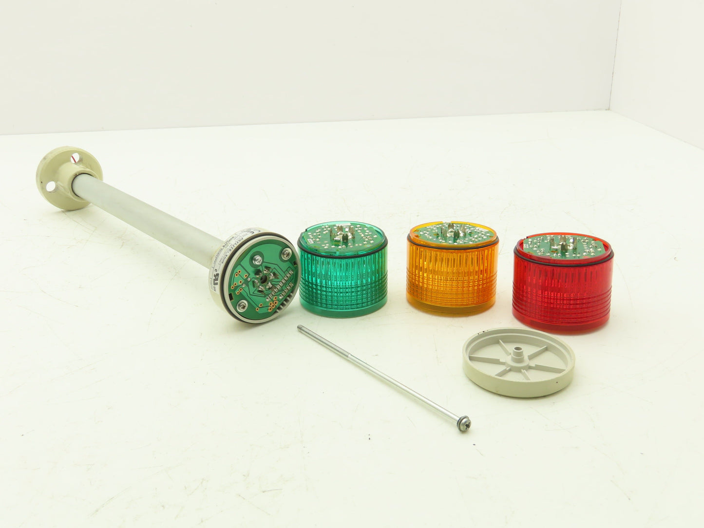 PatLite LMS-_02 Signal Lamp Light Stack Tower Red Orange Green 24V AC/DC