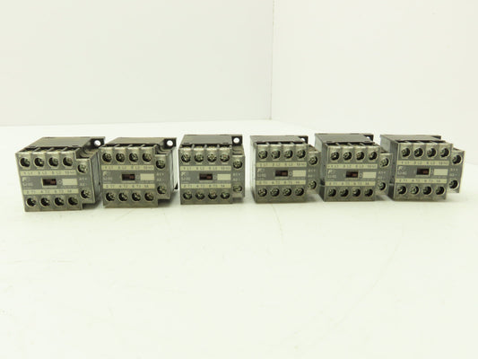 Fuji Electric SJ-0G Magnetic Contactor 24VDC Coil 1NO 3PH 240VAC 3HP Lot of 6