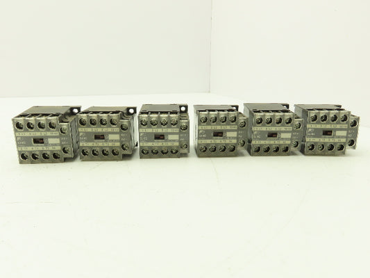 Fuji Electric SJ-0G Magnetic Contactor 24VDC Coil 1NO 3PH 240VAC 3HP Lot of 6
