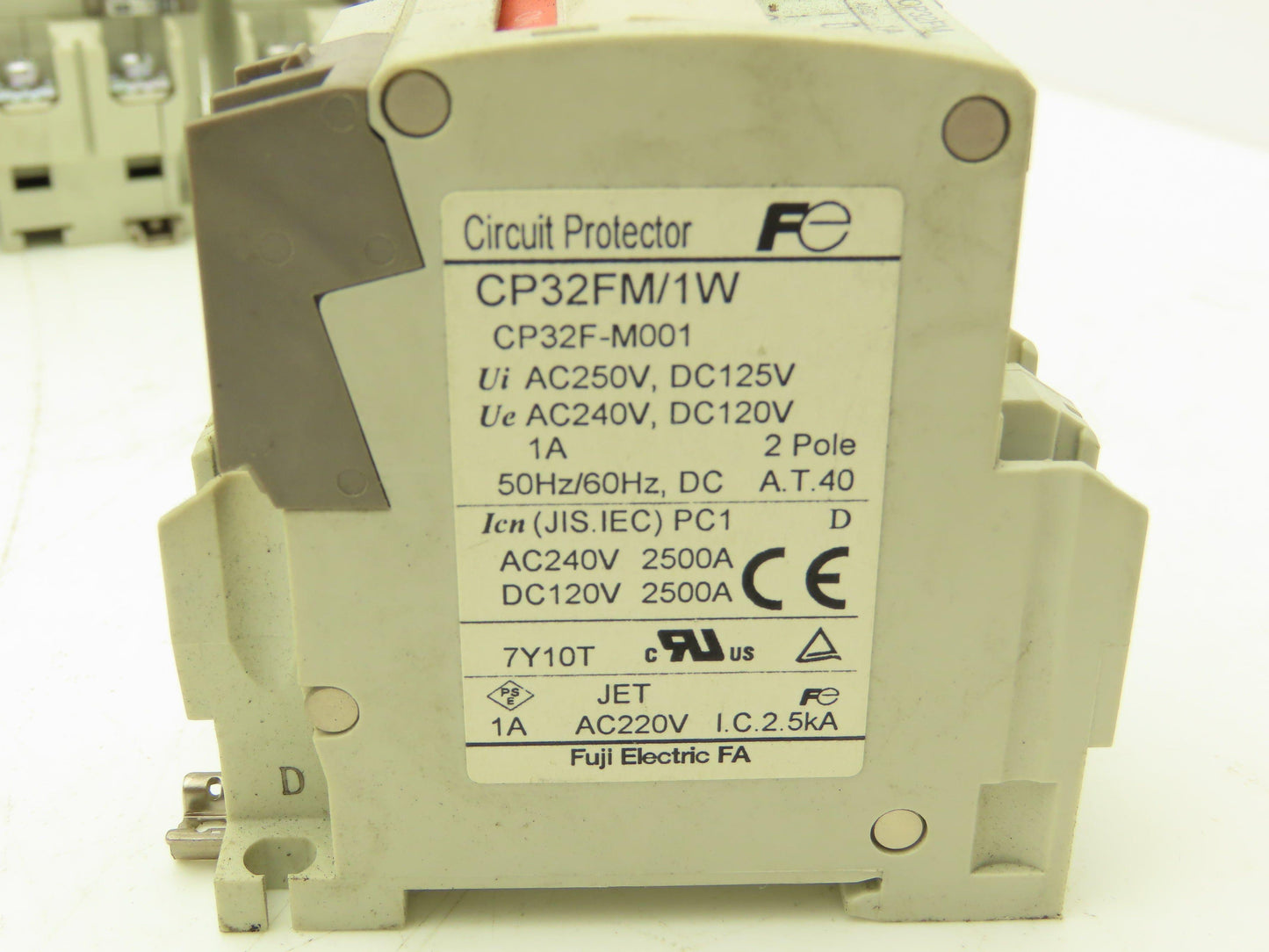 Fuji Electric Circuit Breakers AC/DC | 1/3/5/10/15A | 2-Pole | Lot of 19