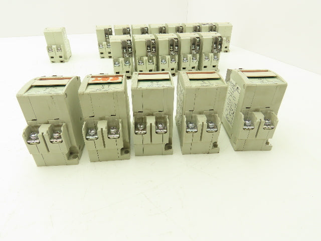 Fuji Electric Circuit Breakers AC/DC | 1/3/5/10/15A | 2-Pole | Lot of 19