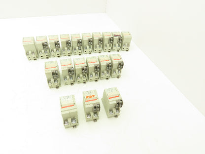 Fuji Electric Circuit Breakers AC/DC | 1/3/5/10/15A | 2-Pole | Lot of 19