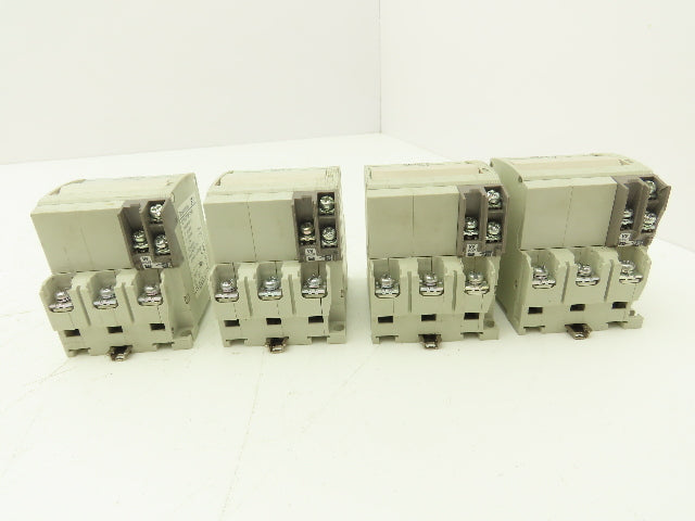 Fuji Electric CP33FM/15W CP33FS/20W AC Circuit Breakers 15/20A 3-Pole Lot of 4