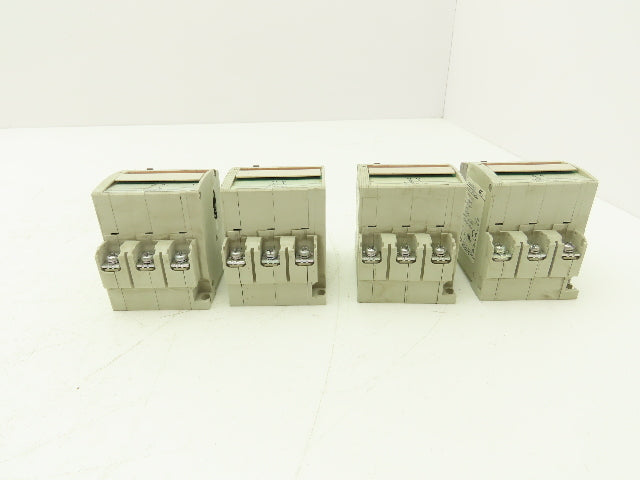 Fuji Electric CP33FM/15W CP33FS/20W AC Circuit Breakers 15/20A 3-Pole Lot of 4