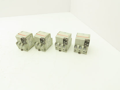 Fuji Electric CP33FM/15W CP33FS/20W AC Circuit Breakers 15/20A 3-Pole Lot of 4