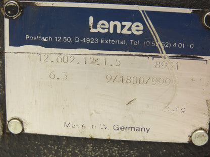 Lenze 12.602.12.1.5 Inline Gearbox 6.3:1 Reducer 285 RPM IEC Metric Frame