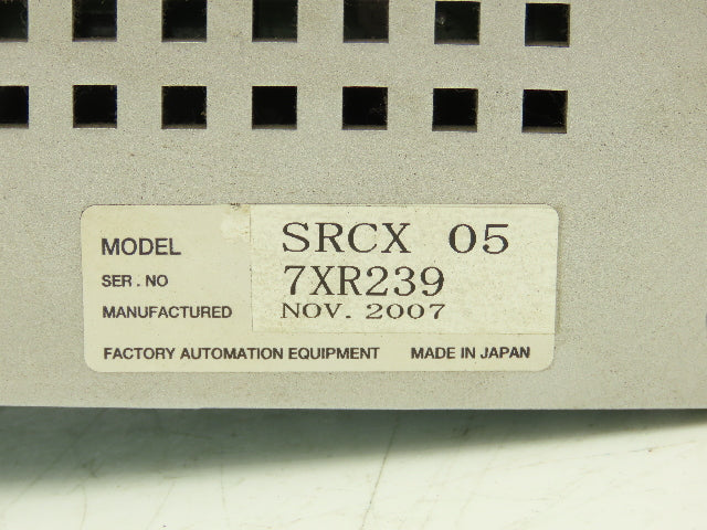 Yamaha SRCX 05 Robot Controller Factory Automation Equipment