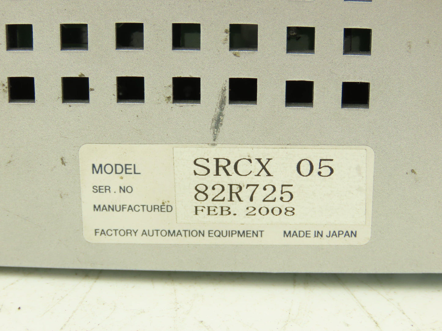 Yamaha SRCX 05 Robot Controller Factory Automation Equipment Bracket Missing