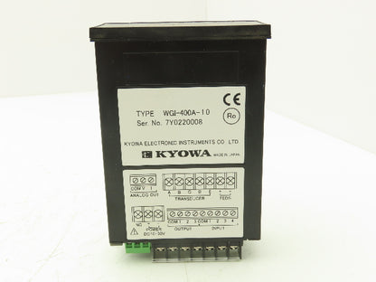 Kyowa WGI-400A-10 Instrumentation Amplifier Display Control Panel With Brackets