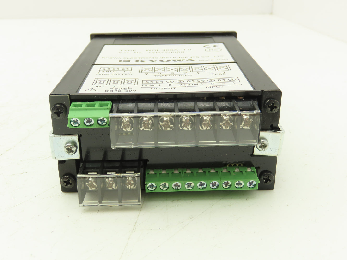 Kyowa WGI-400A-10 Instrumentation Amplifier Display Control Panel With Brackets