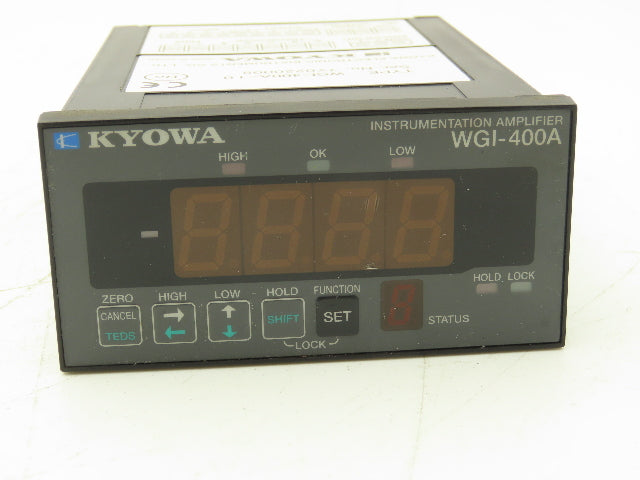 Kyowa WGI-400A-10 Instrumentation Amplifier Display Control Panel With Brackets
