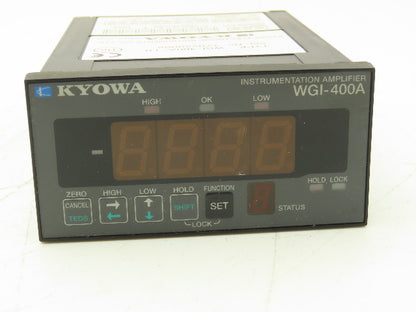 Kyowa WGI-400A-10 Instrumentation Amplifier Display Control Panel With Brackets