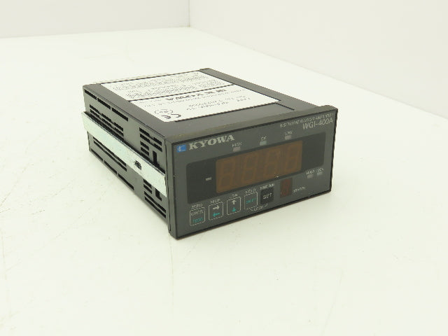 Kyowa WGI-400A-10 Instrumentation Amplifier Display Control Panel With Brackets