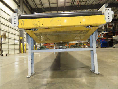 Hytrol 36"x 54' Slider Bed Conveyor Parcel Belt 1.5Hp 480V Center Drive 57 FPM