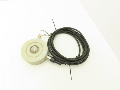 Kyowa LCK-A-200KN Thin Compression Load Cell 200 Kilo-Newtons 1-10V With Cable