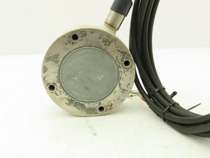 Kyowa LCK-A-200KN Thin Compression Load Cell 200 Kilo-Newtons 1-10V With Cable