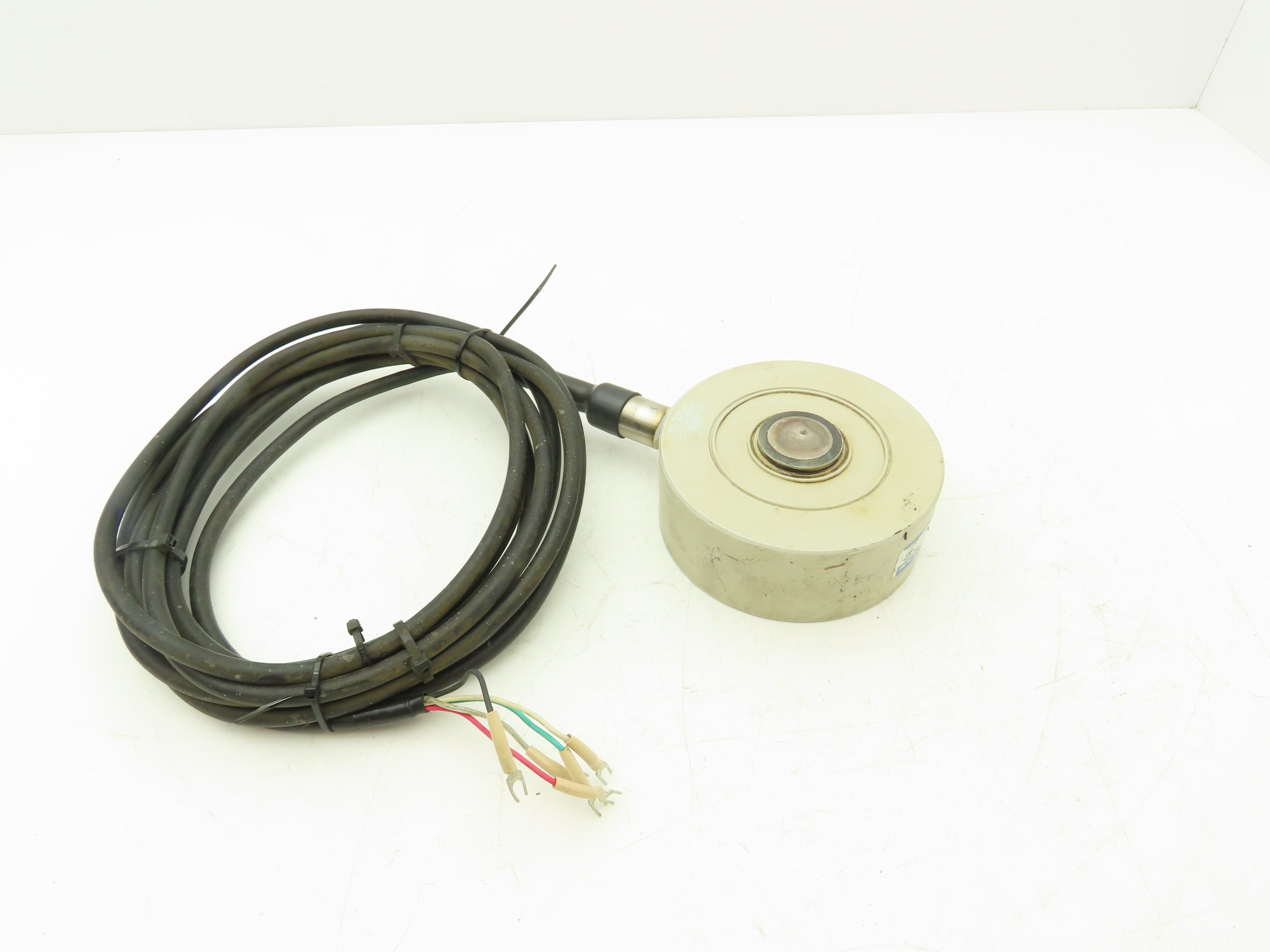 Kyowa LCK-A-200KN Thin Compression Load Cell 200 Kilo-Newtons 1-10V Wi ...