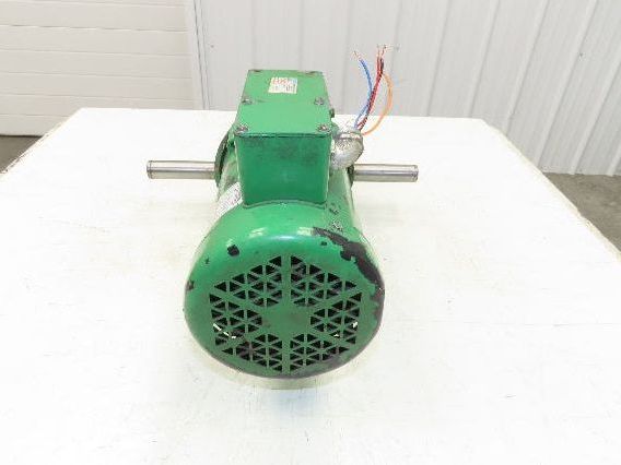 Morse Baldor 262Q56LR60 Dual Shaft Gearmotor 60:1 Ratio 29RPM .75Hp 230/460V 56C
