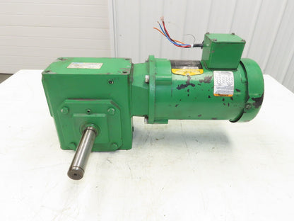 Morse Baldor 262Q56LR60 Dual Shaft Gearmotor 60:1 Ratio 29RPM .75Hp 230/460V 56C
