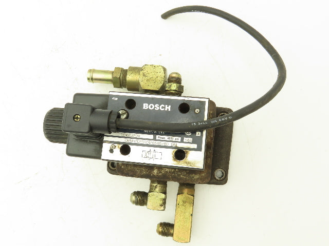 Bosch 081WV10P1V1012WS115/60 D51 Directional Solenoid Valve 115V D02K Manifold
