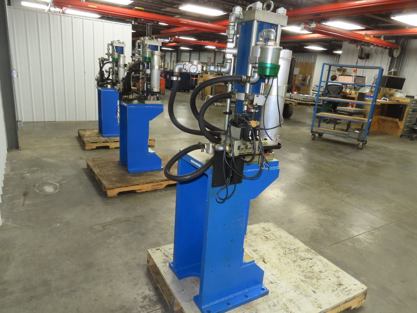 Hirotaka PCH-24-1015-V3-G Pneumatic Press 24 Ton 100mm Stroke 15mm High Thrust