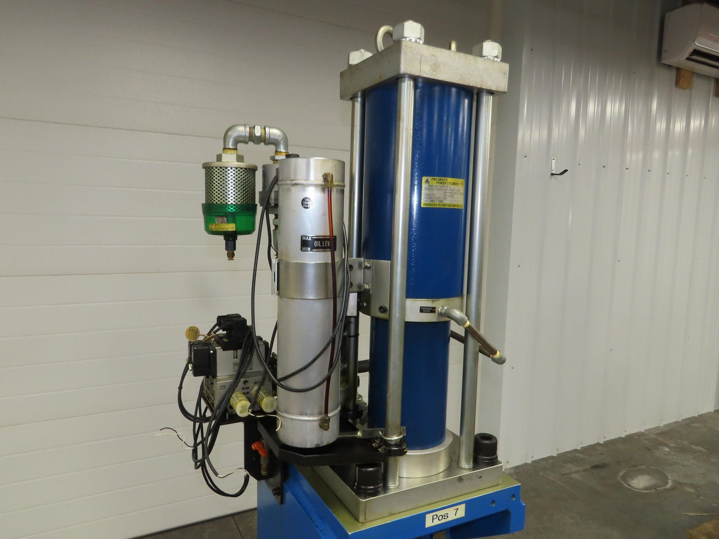 Hirotaka PCH-24-1015-V3-G Pneumatic Press 24 Ton 100mm Stroke 15mm High Thrust