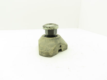 Heavy Duty Cast Iron Machine Leveling Feet Screw Leveler Pad 4.5-5.5"H