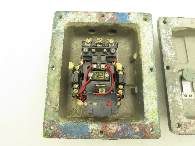 Allen Bradley 71A288 Vintage Size 1 Motor Starter Explosion Proof Enclosure