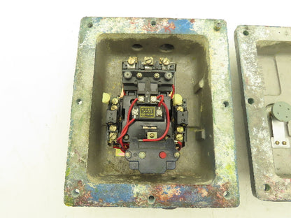 Allen Bradley 71A288 Vintage Size 1 Motor Starter Explosion Proof Enclosure