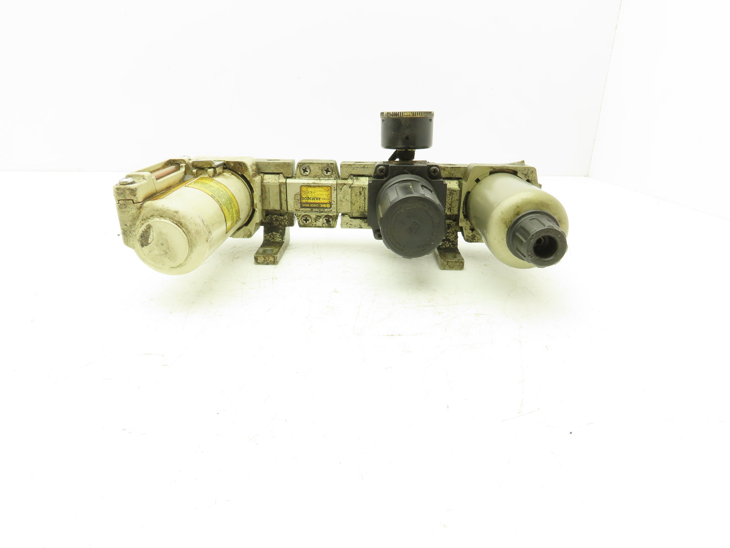 SMC AR3000/AL3000 Pneumatic Air Line Filter Regulator Lubricator Combo 3/8"