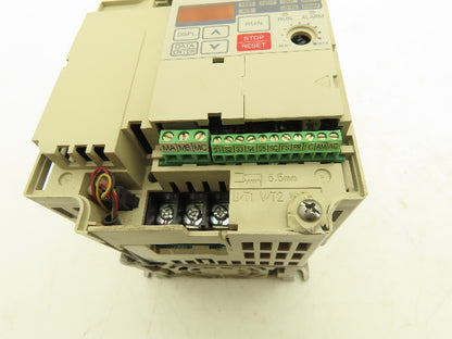 Yaskawa CIMR-J7AA21P5 Variable Frequency AC Drive 230VAC 3PH 400Hz 1.5kW *READ*