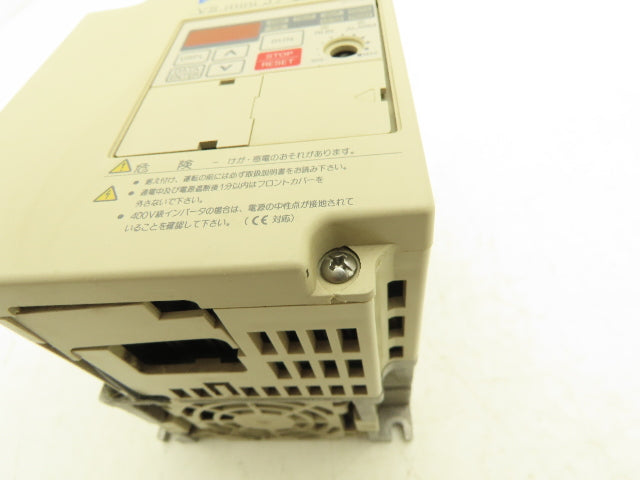 Yaskawa CIMR-J7AA21P5 Variable Frequency AC Drive 230VAC 3PH 400Hz 1.5kW *READ*