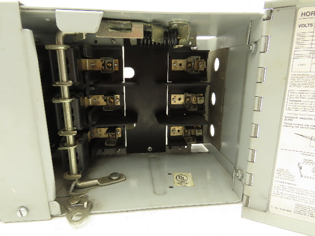 Siemens V7E3611R I-T-E Twin Vacu-Break Fusible Switch 30A 600VAC 3 Pole