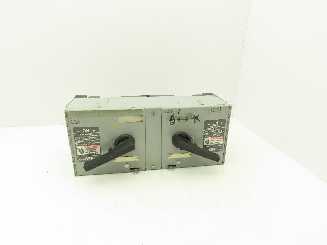 Siemens V7E3611R I-T-E Twin Vacu-Break Fusible Switch 30A 600VAC 3 Pole
