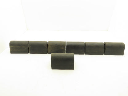 Rubber Loading Dock Bumper Hollow 6"x 4" Lot of 7
