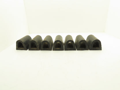 Rubber Loading Dock Bumper Hollow 6"x 4" Lot of 7
