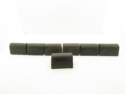 Rubber Loading Dock Bumper Hollow 6"x 4" Lot of 7