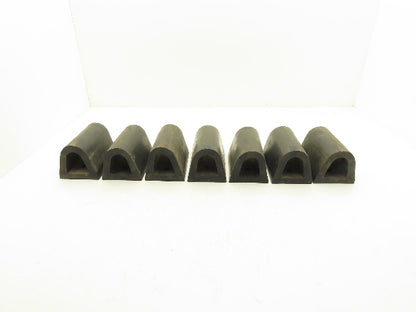 Rubber Loading Dock Bumper Hollow 6"x 4" Lot of 7