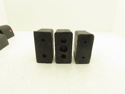 Rubber Loading Dock Bumper Hollow Solid Mixed Size Lot of 17 *READ*