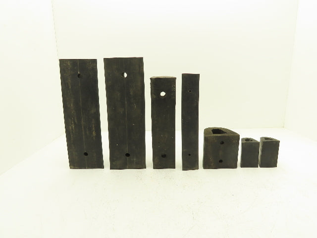Rubber Loading Dock Bumper Hollow Solid Mixed Size Lot of 17 *READ*