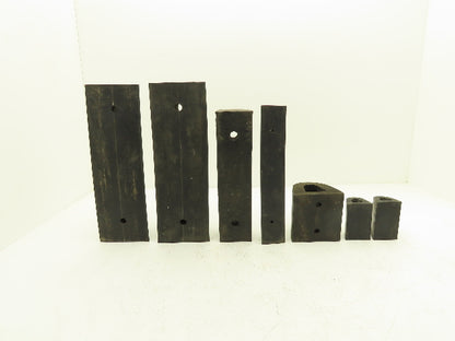 Rubber Loading Dock Bumper Hollow Solid Mixed Size Lot of 17 *READ*